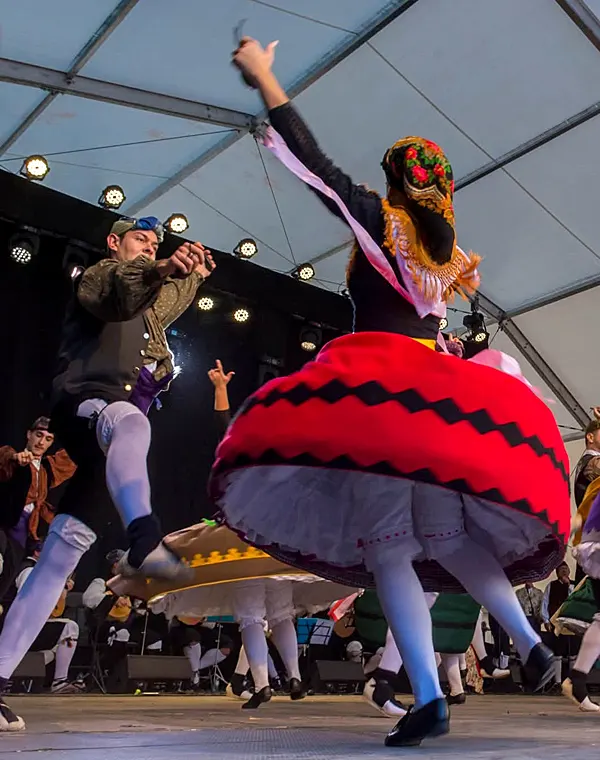 Componentes del grupo de baile